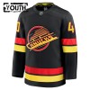 Vancouver Canucks Fanatics Premium Elias Pettersson 2024-25 Alternate Schwarz Trikot - Kinder